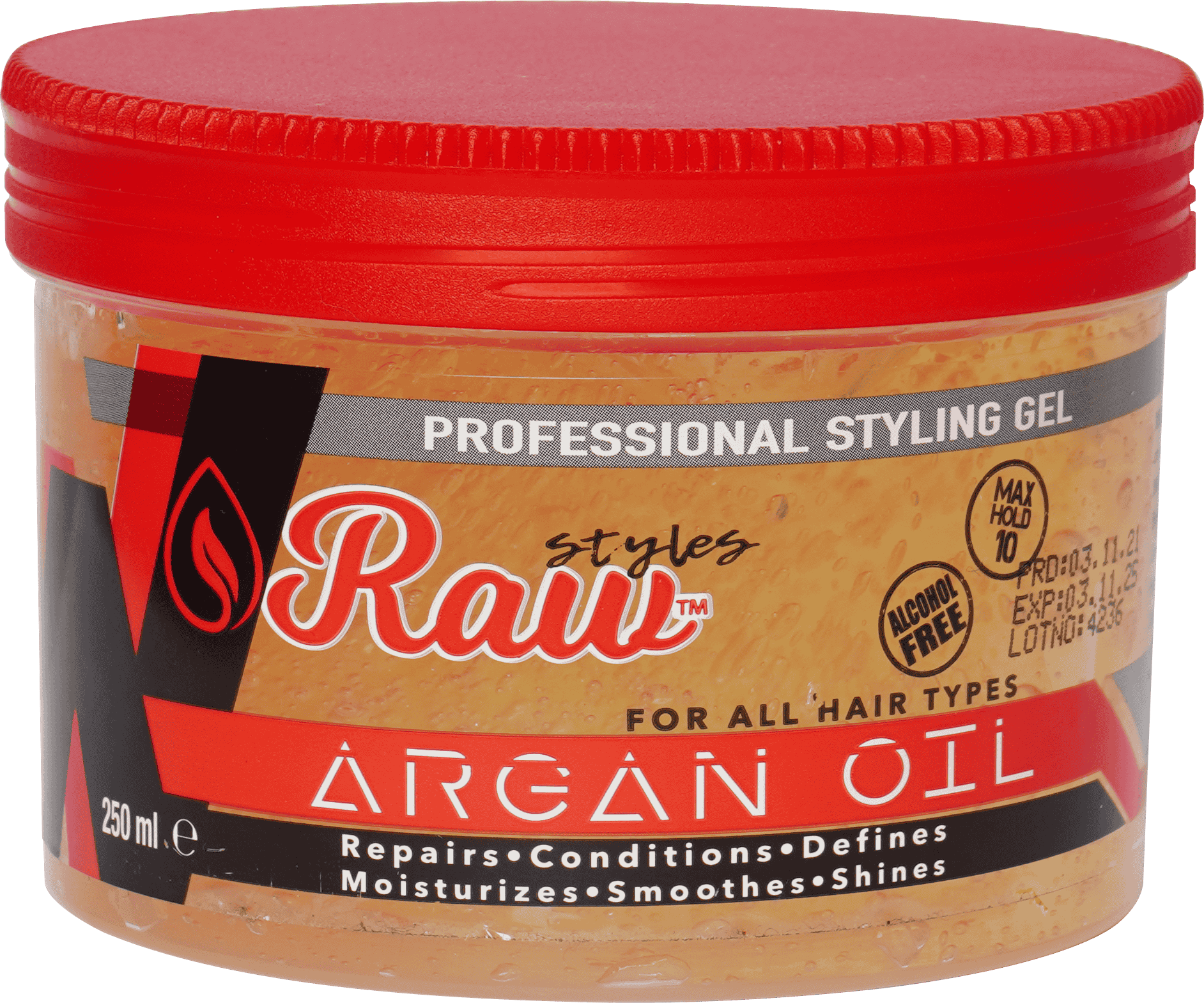 Raw Argan Oil Gel 250 ml - Buy online