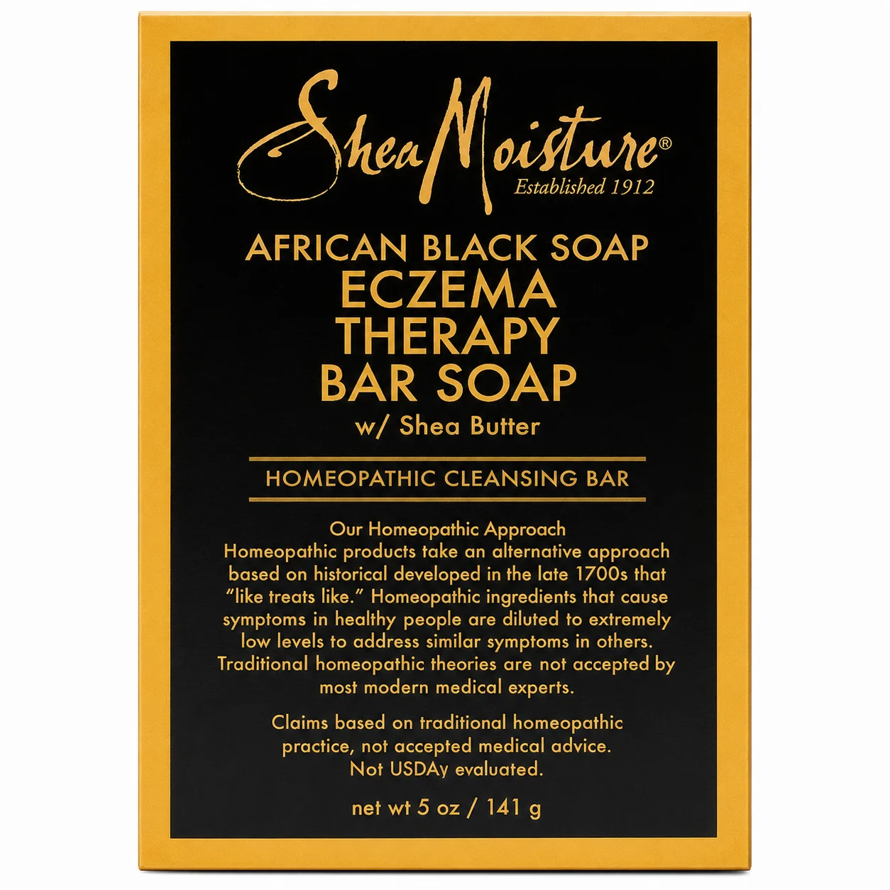 Shea Moisture African Black Eczema Therapy Bar Soap 141 g - Buy online