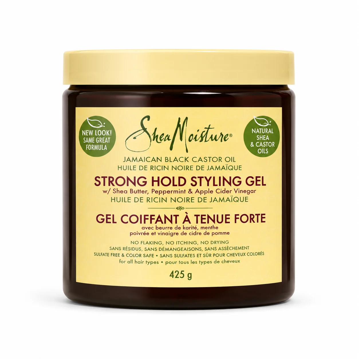 Shea Moisture Jamaican BLack Castor Oil + Flaxseed Strong Hold Styling Gel 425 g - Buy online