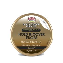 African Pride Black Castor Miracle Hold & Cover Edges 64 g - Buy online