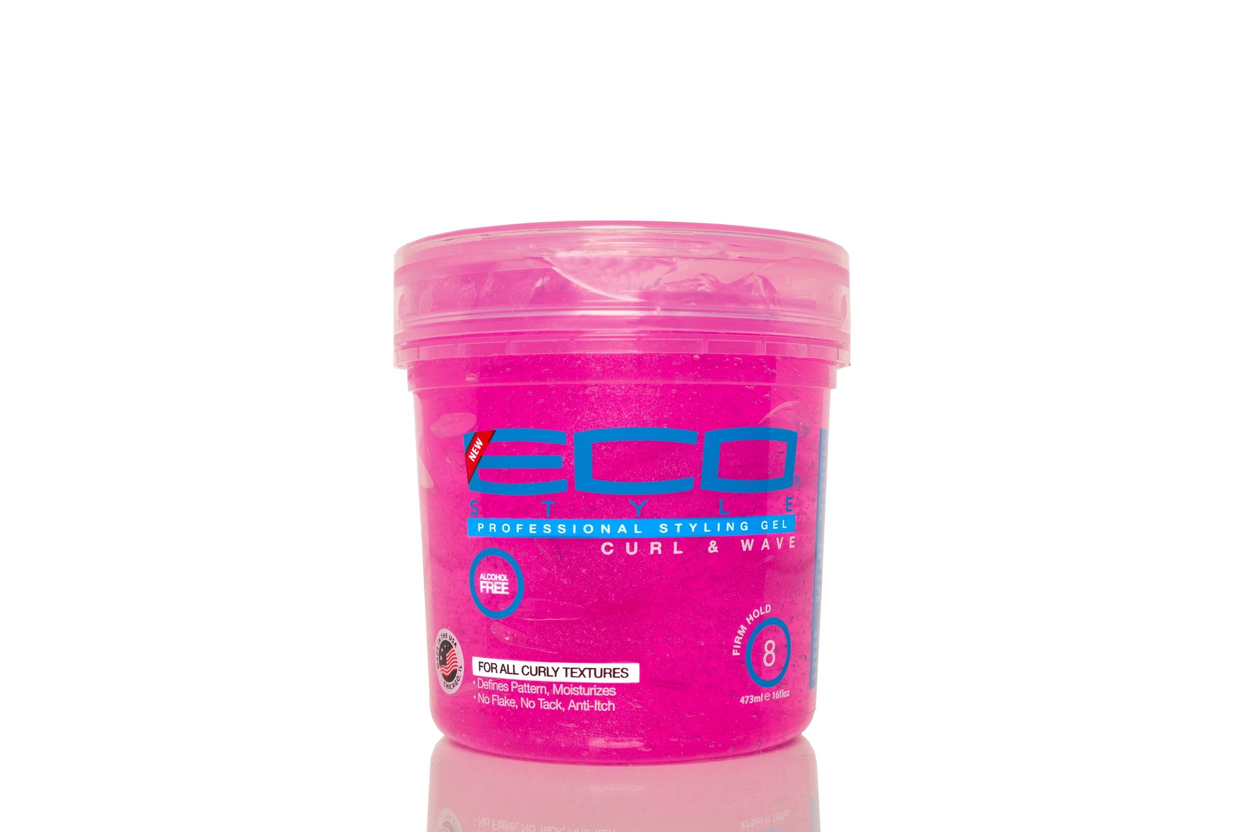 Eco Curl & Wave Gel Pink 16 oz - Buy online