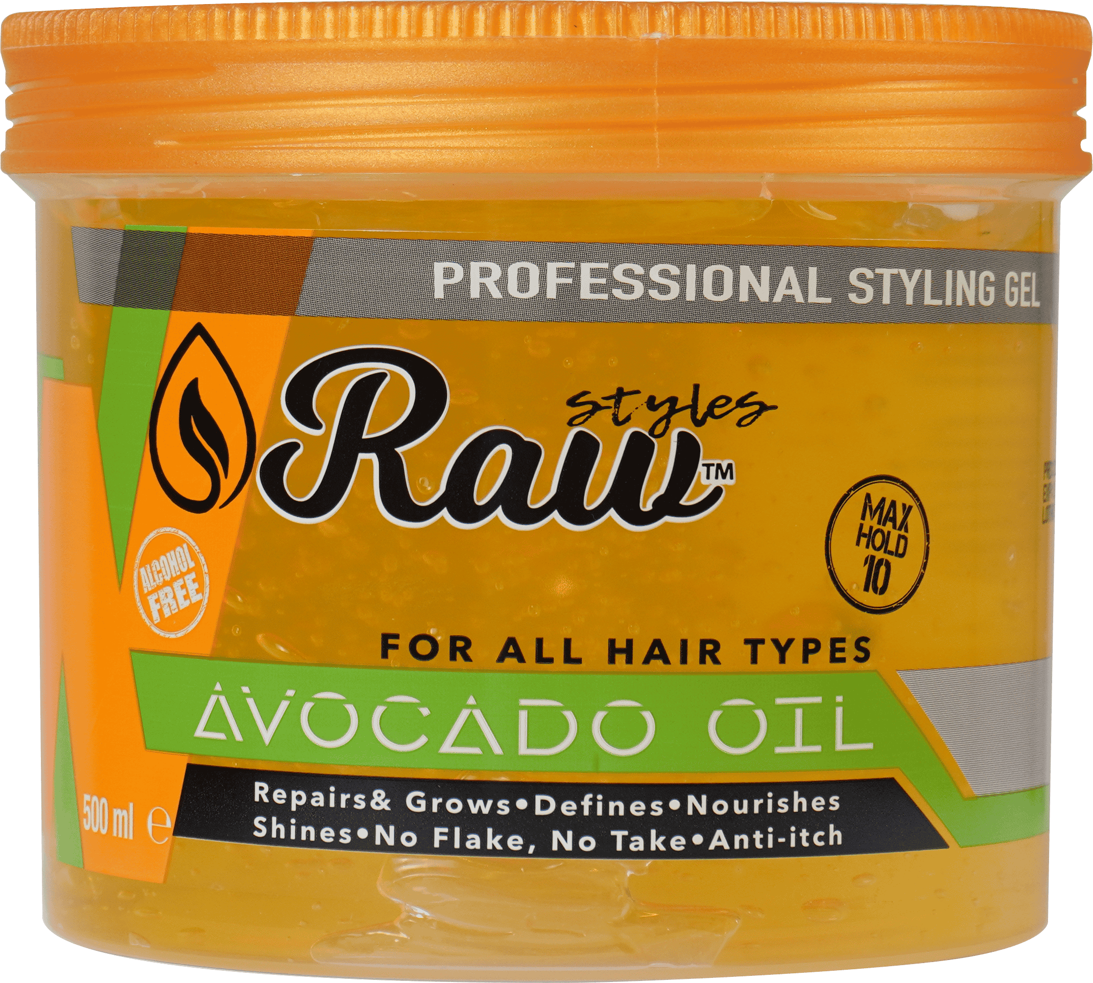 Raw Avocado Oil Gel 500 ml